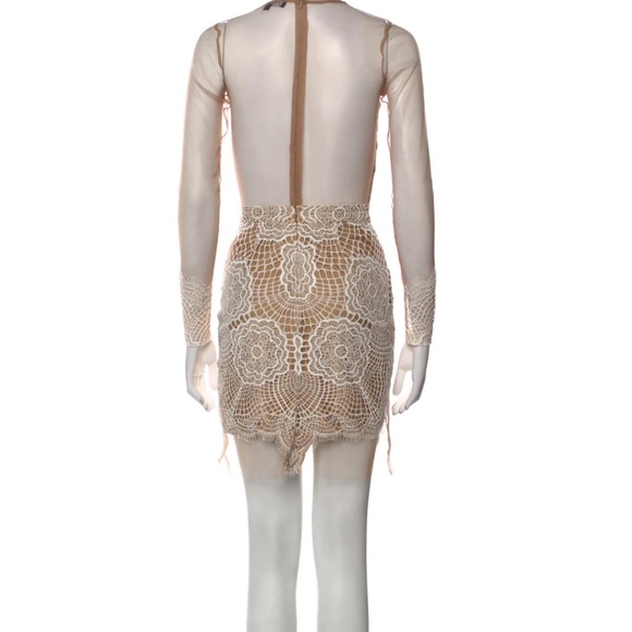 For Love and Lemons Antigona Mini Dress in White - Picture 2 of 6